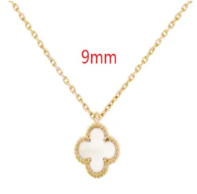 Van Cleef & Arpels Alhambra White Mother-of-Pearl 9mm Gold Necklace - 1