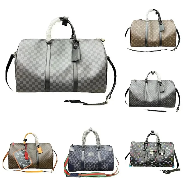 Louis Vuitton Travel Bags Monogram duffel bag with top handles and detachable shoulder strap product detail image 1