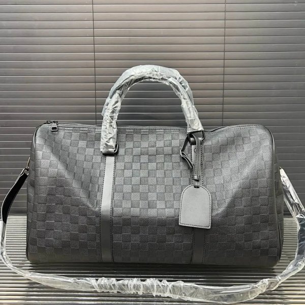 Louis Vuitton Keepall Bandoulière 50 Damier Graphite Duffle Bag product listing in Litbuy spreadsheet finds