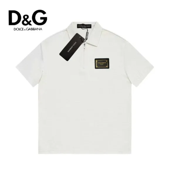 Dolce & Gabbana Logo Patch Black Polo - 9