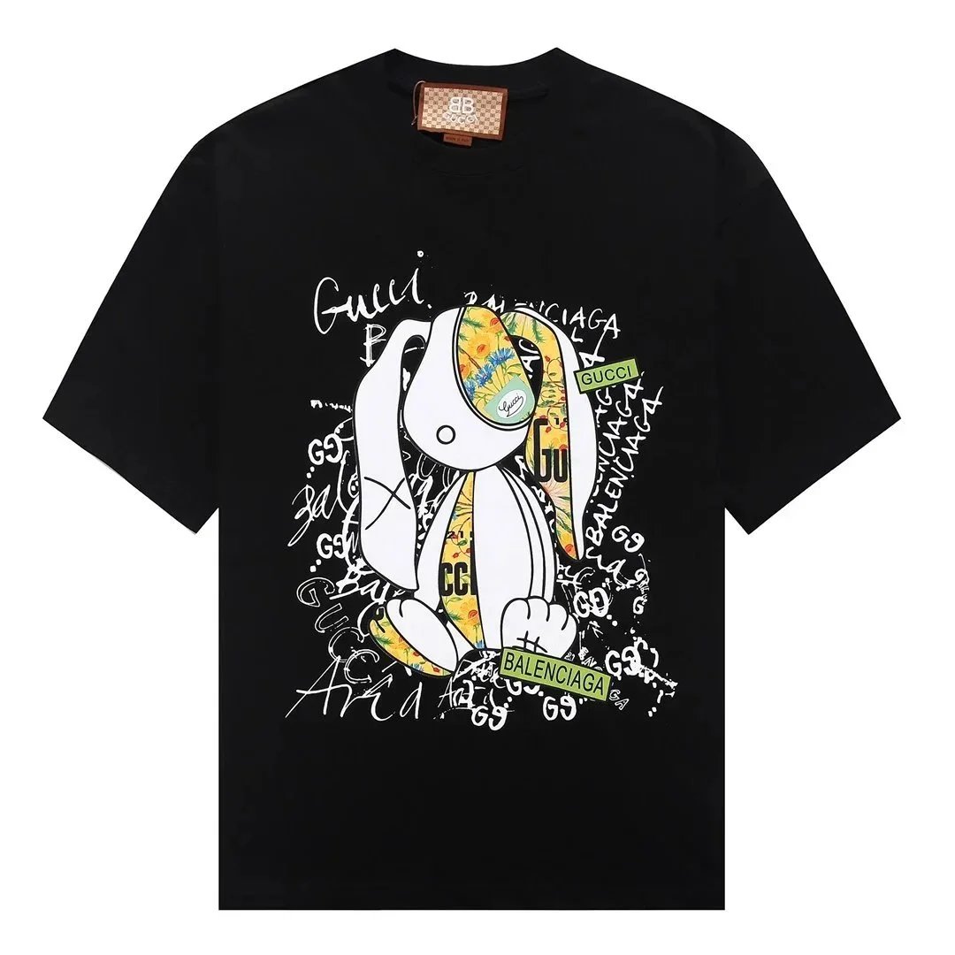Gucci T-Shirts Graphic Logo Print — 9