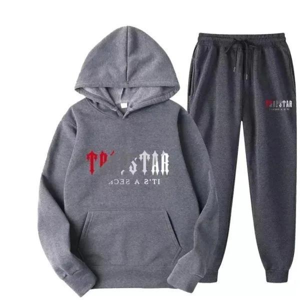 Travis Scott x Cactus Jack 'It's A Secret' Gray Hoodie and Sweatpants Set - 1