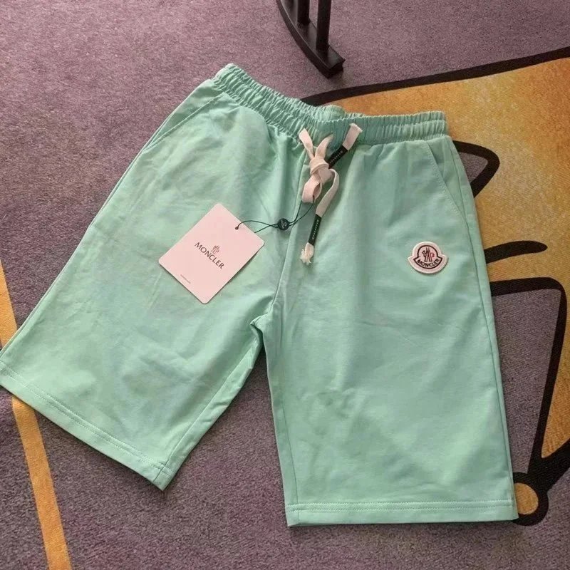 Moncler Shorts Elastic-waist drawstring with logo patch — 07