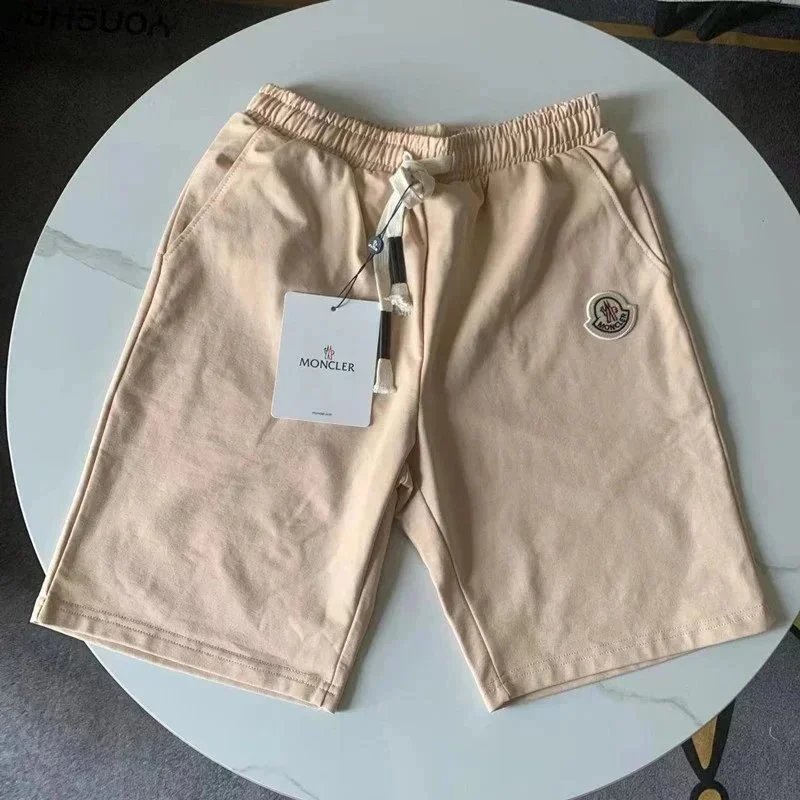 Moncler Shorts Elastic-waist drawstring with logo patch — 06