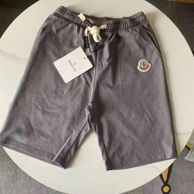 Moncler Shorts Elastic-waist drawstring with logo patch — 03