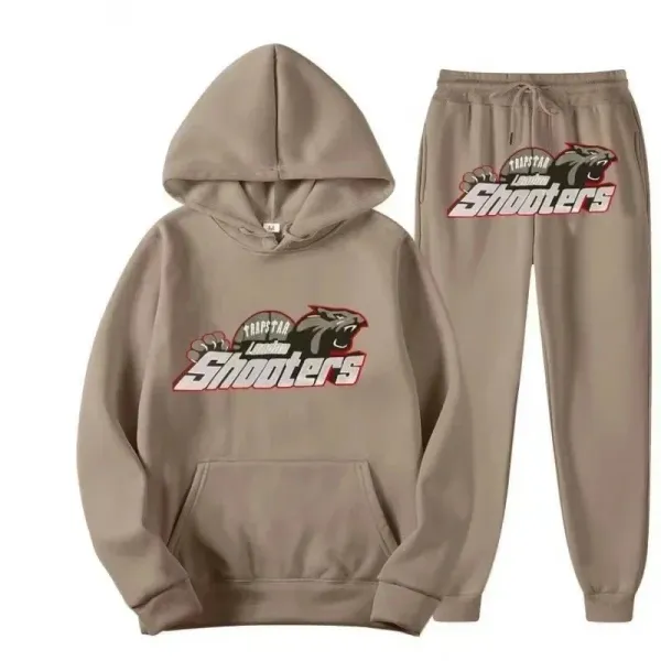 Trapstar London Shooters Hoodie and Sweatpants Set Beige Casual-Set - 1