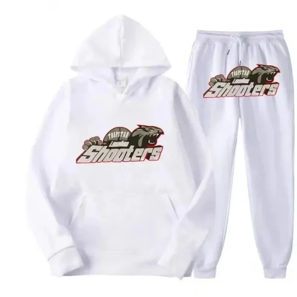 Trapstar London Shooters Hoodie and Sweatpants Set White - 1