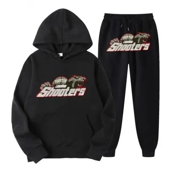 Trapstar London Shooters Hoodie and Sweatpants Set Black - 1