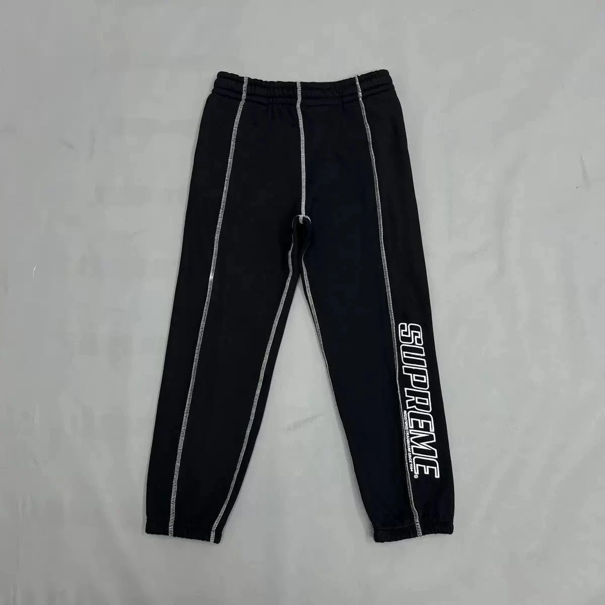 Supreme Tracksuits Ducati Collaboration Racing Tracksuit — Plain-stitched line sweatpants/Black