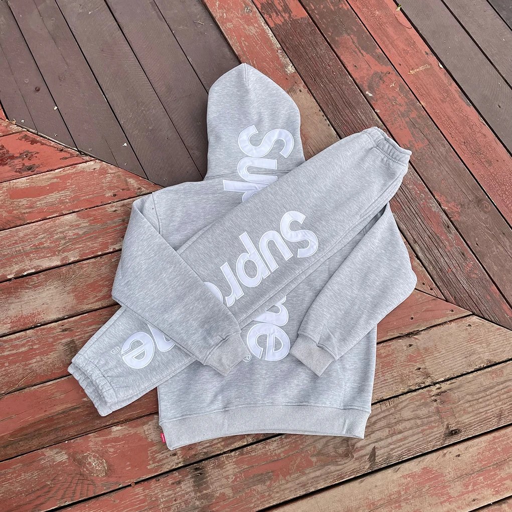 Supreme Tracksuits Ducati Collaboration Racing Tracksuit — Patch embroidery set/Gray