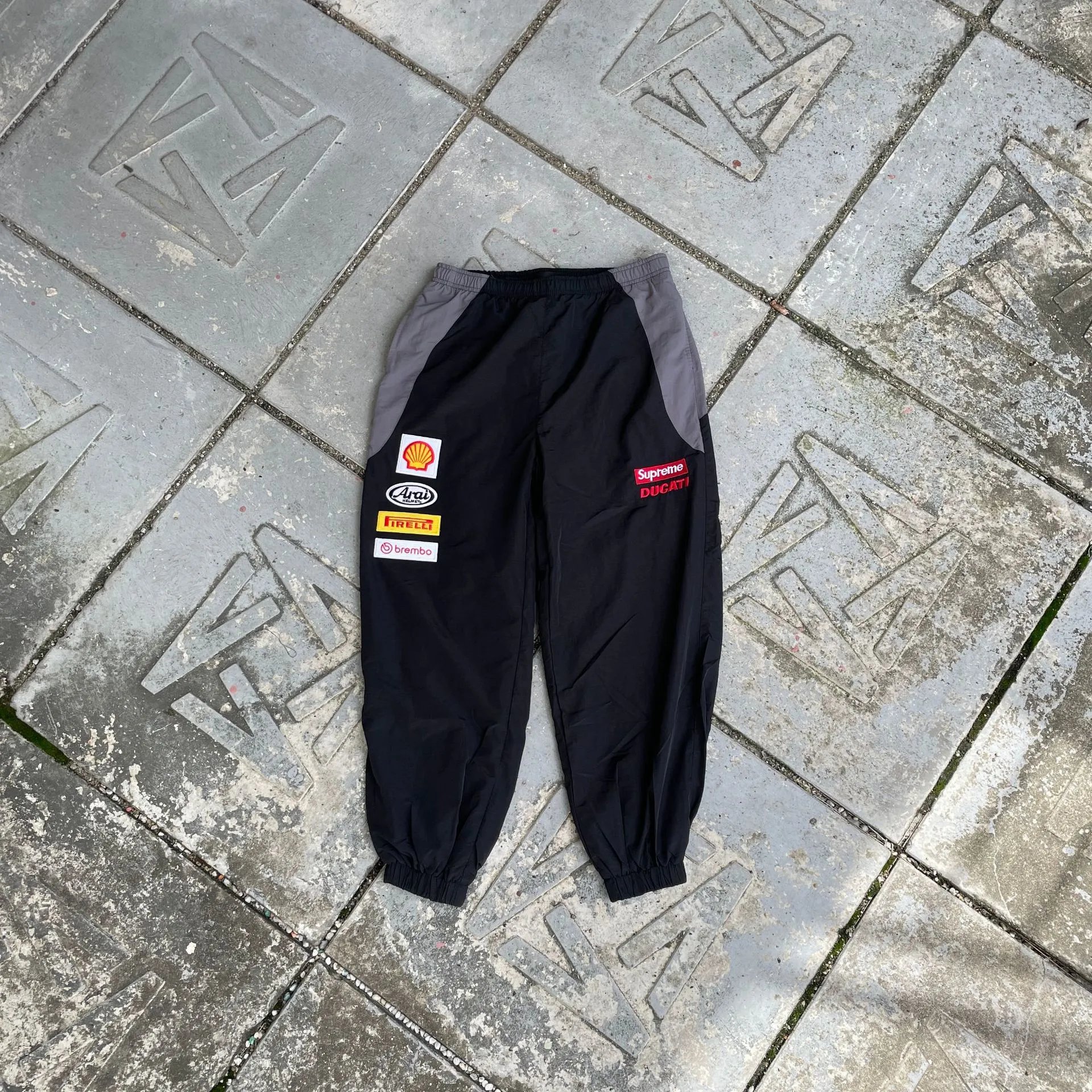 Supreme Tracksuits Ducati Collaboration Racing Tracksuit — Collaboration long pants for motorcyclists/Black