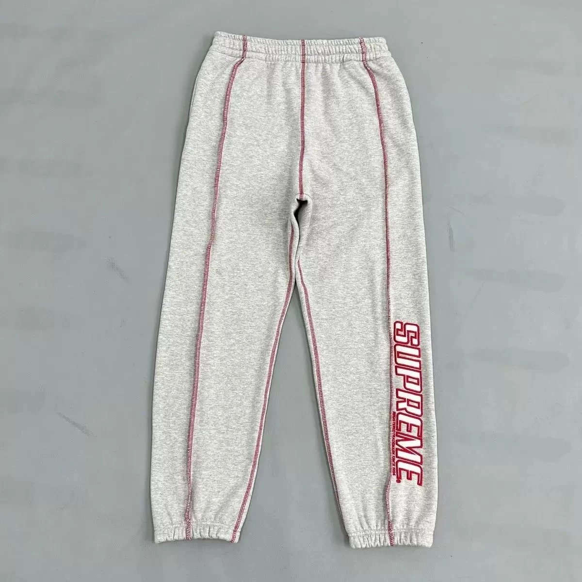 Supreme Tracksuits Ducati Collaboration Racing Tracksuit — Plain-stitched line sweatpants/gray