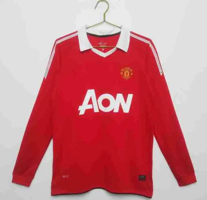 Manchester United 2013-14 Home Long-Sleeve Jersey Red