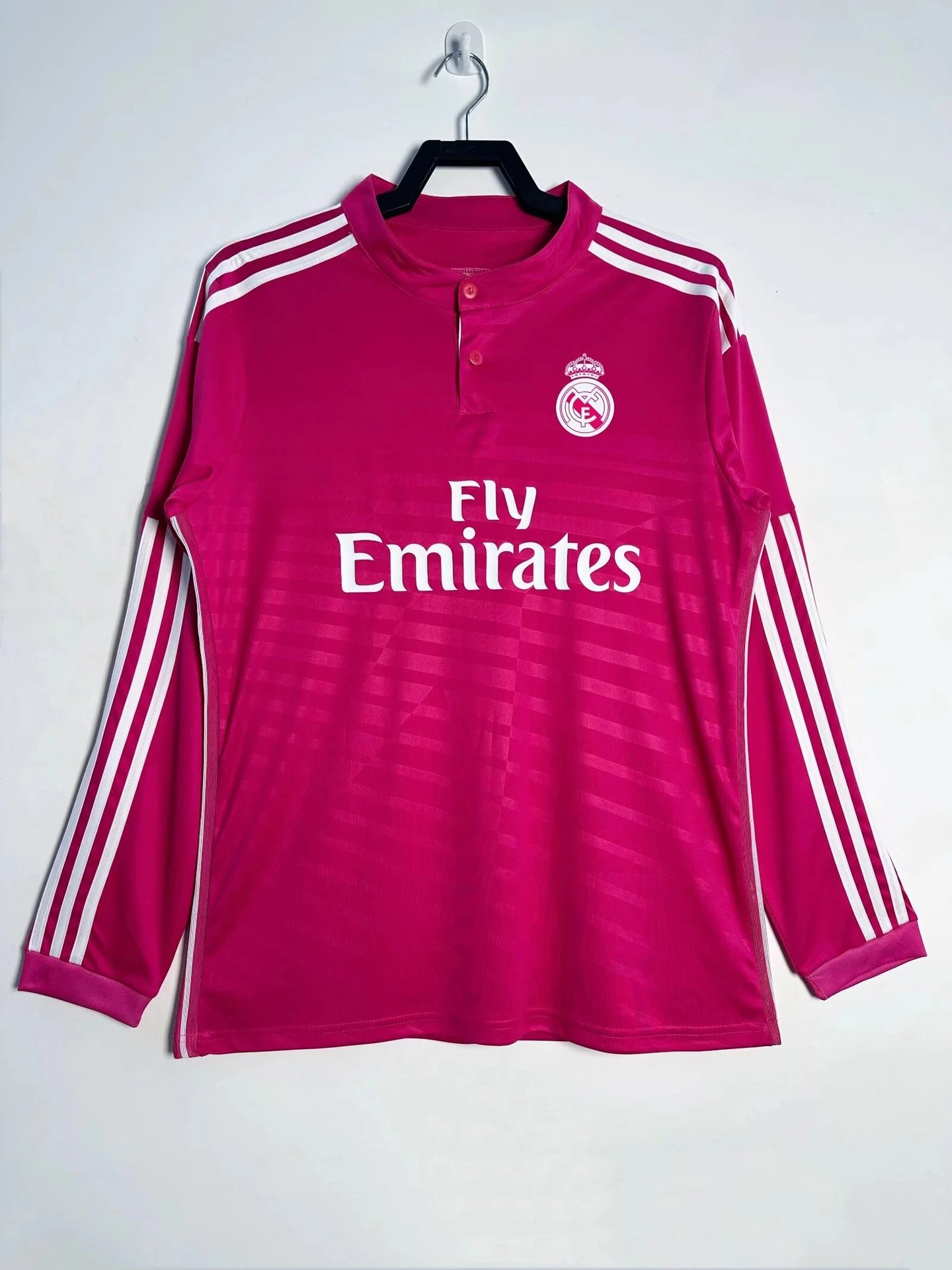 Real Madrid Third Kit 2018-19 Pink Long-Sleeve Jersey