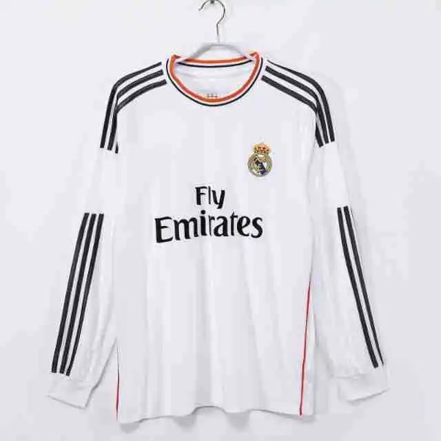 Real Madrid 2017-18 Home Long Sleeve Jersey White