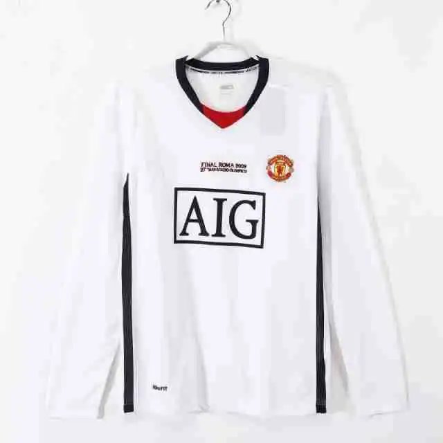 Manchester United 2009 UEFA Champions League Final Away Jersey White