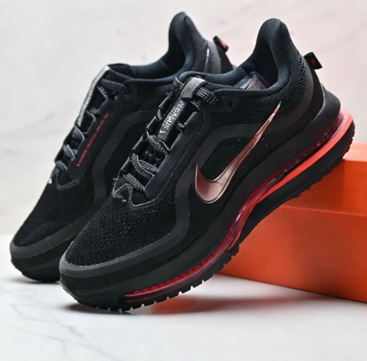 Nike Sneakers Mesh running with visible air-cushioned sole — 15