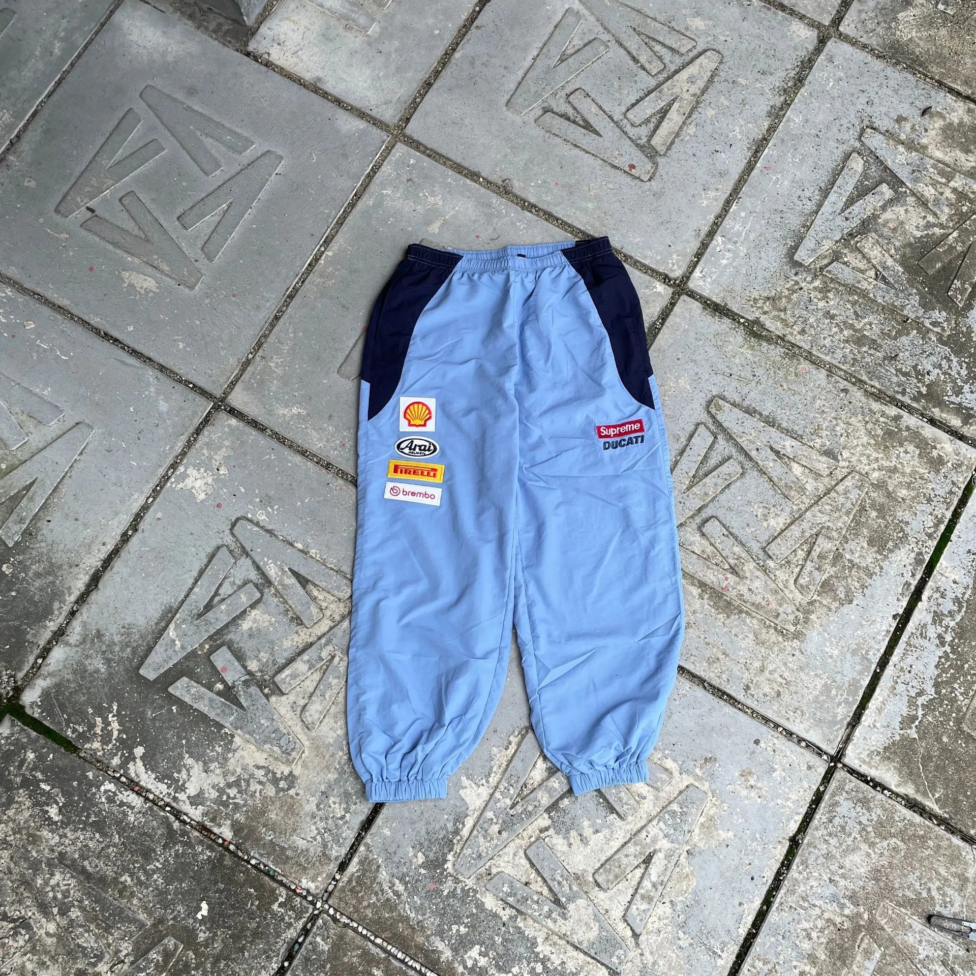 Supreme Tracksuits Ducati Collaboration Racing Tracksuit — Motorcycle Joint Pants/Blue