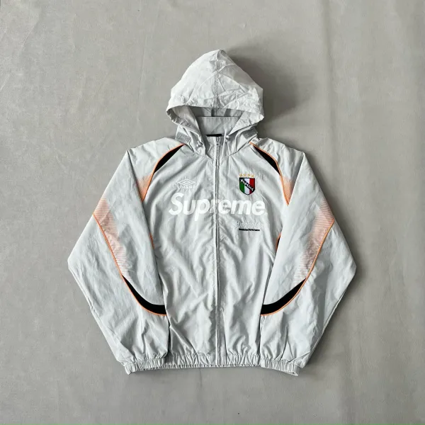 Supreme x Umbro Monza Windbreaker Gray - 1