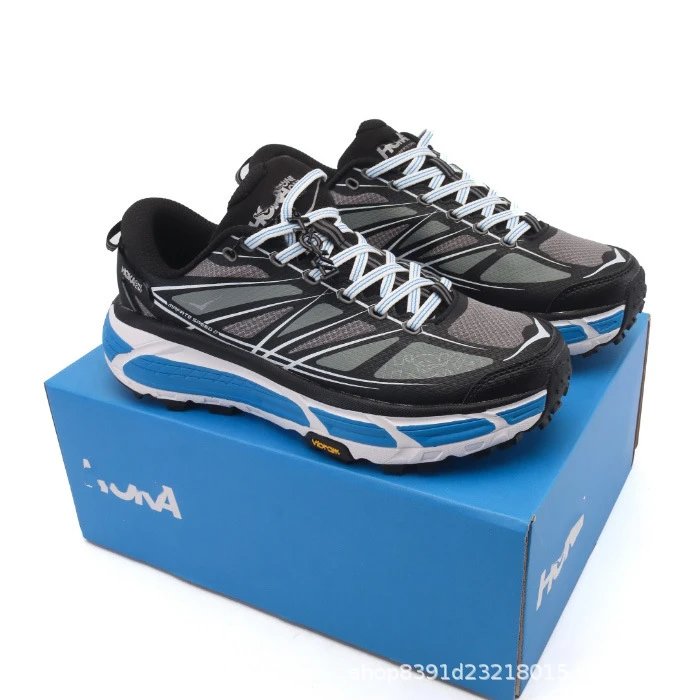 Hoka One One Speedgoat 5 Navy Gray Running Shoes - 9