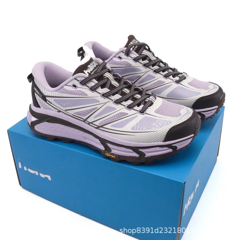 Hoka One One Speedgoat 5 Navy Gray Running Shoes - 7