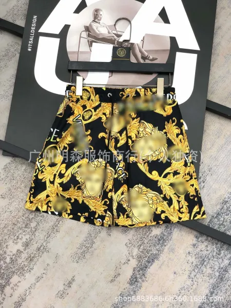Gucci GG Monogram Pleated Shorts White/Gray Print Shorts - 7