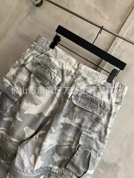 Balenciaga Cargo Pants Multicolor Camouflage Pants - 10