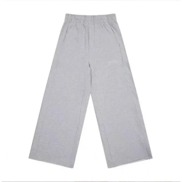 Vetements Logo Sweatpants Wide-Leg Cotton-Jersey Pants - 5