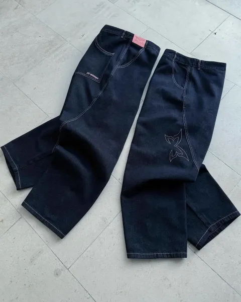 Mihara Yasuhiro X Mihara Denim Straight-Leg Dark Indigo Jeans - 1