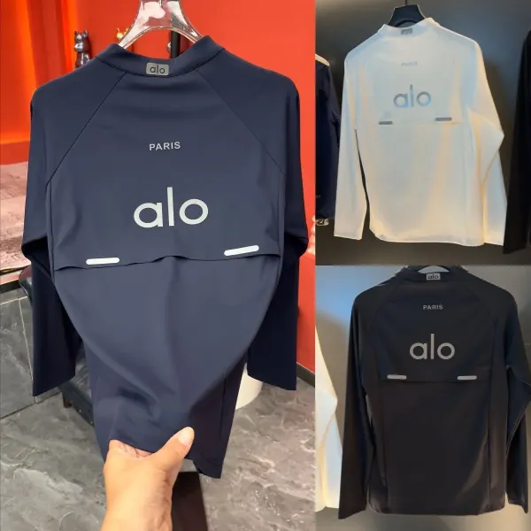 Alo Yoga Paris Long Sleeve Base Layer White - 6