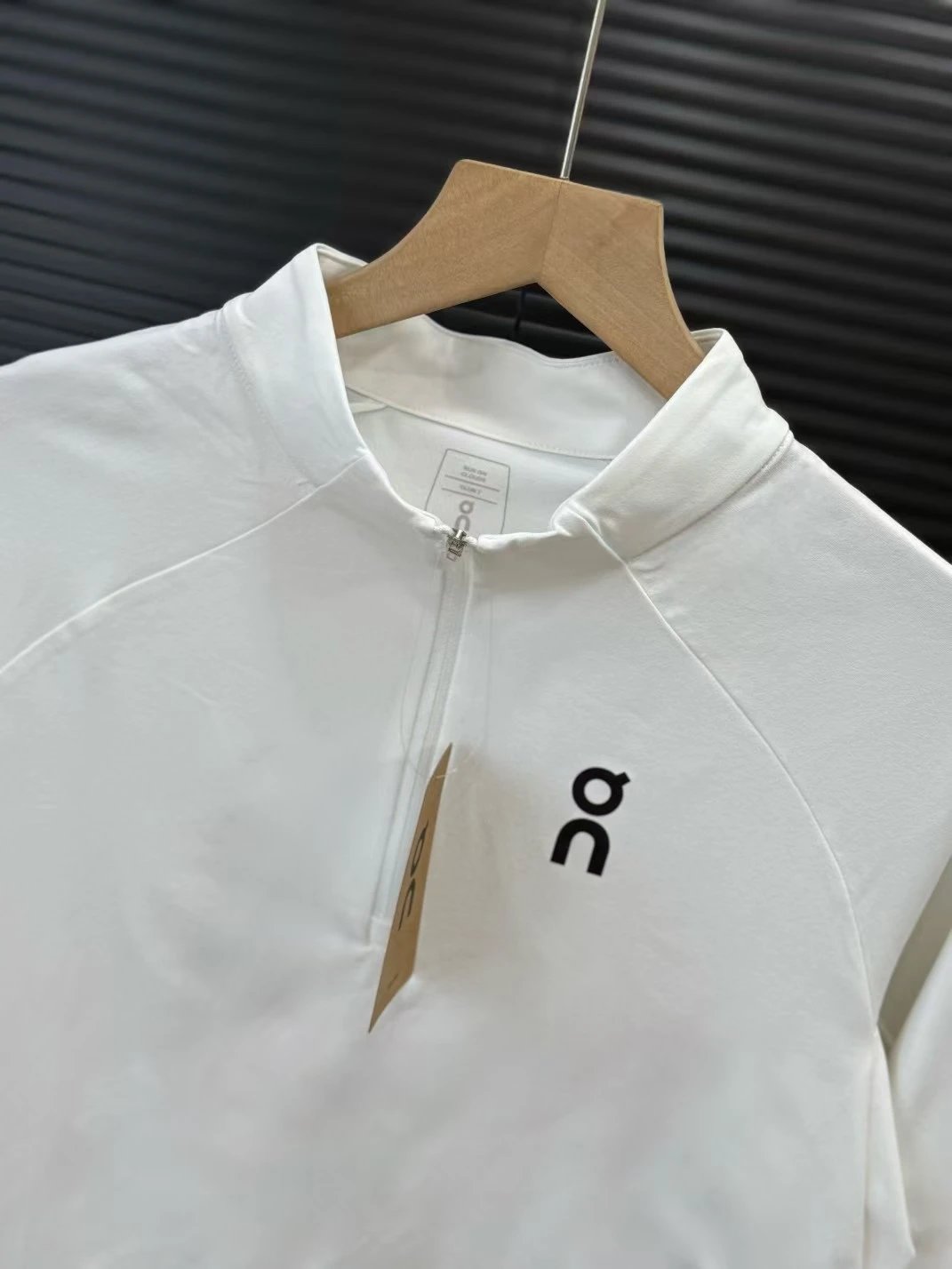 On Running Half-Zip Base Layer White Top - 13