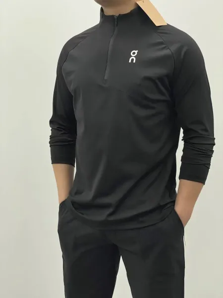 On Running Cloudswift Half-Zip Base Layer Black - 5