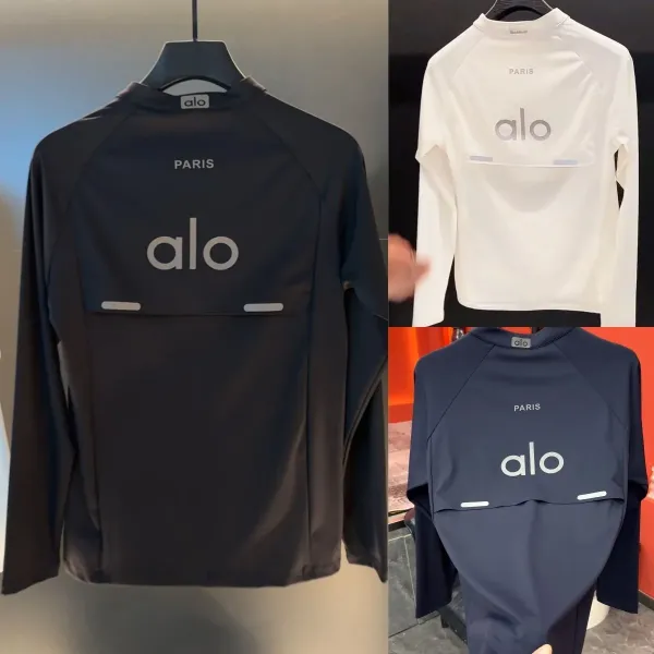 Alo Yoga Paris Long Sleeve Base Layer White - 3