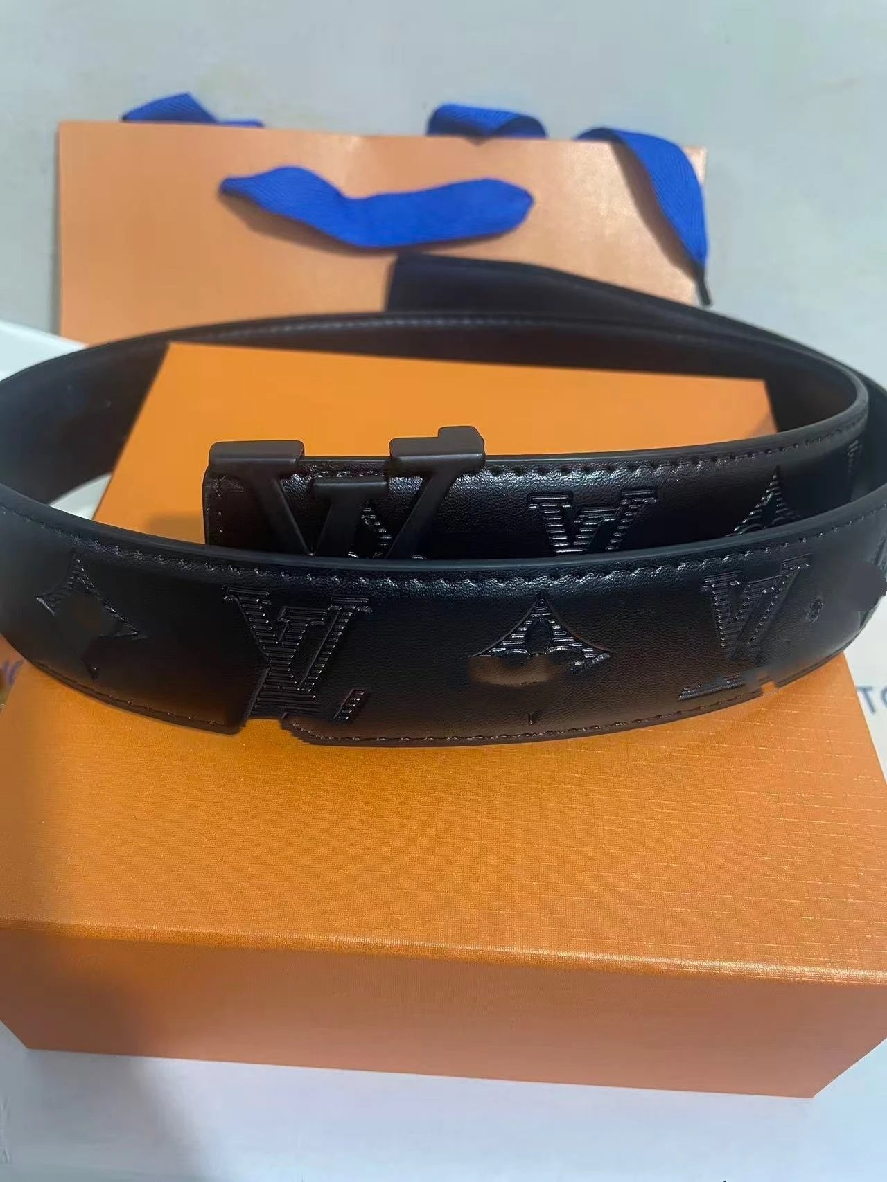Dark Floral Black Buckle