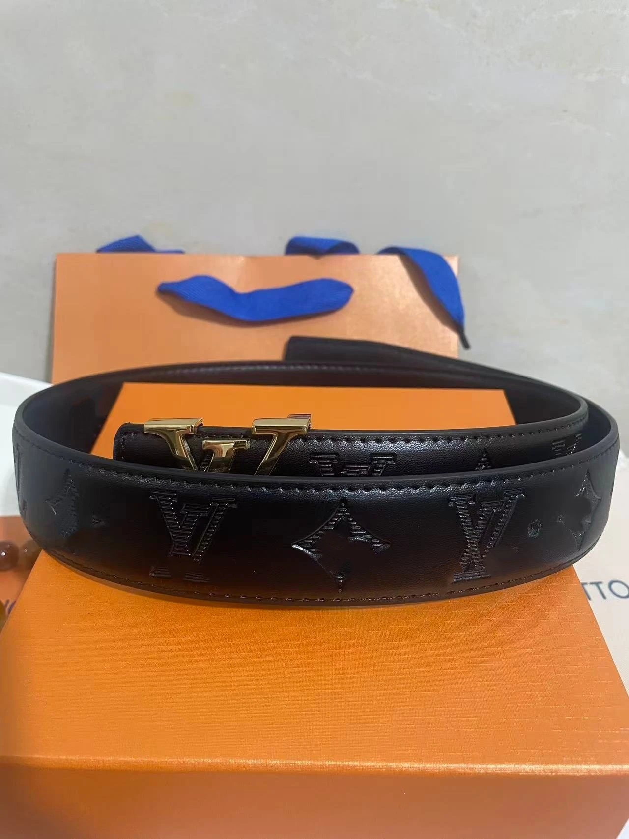 Dark Floral Gold Buckle