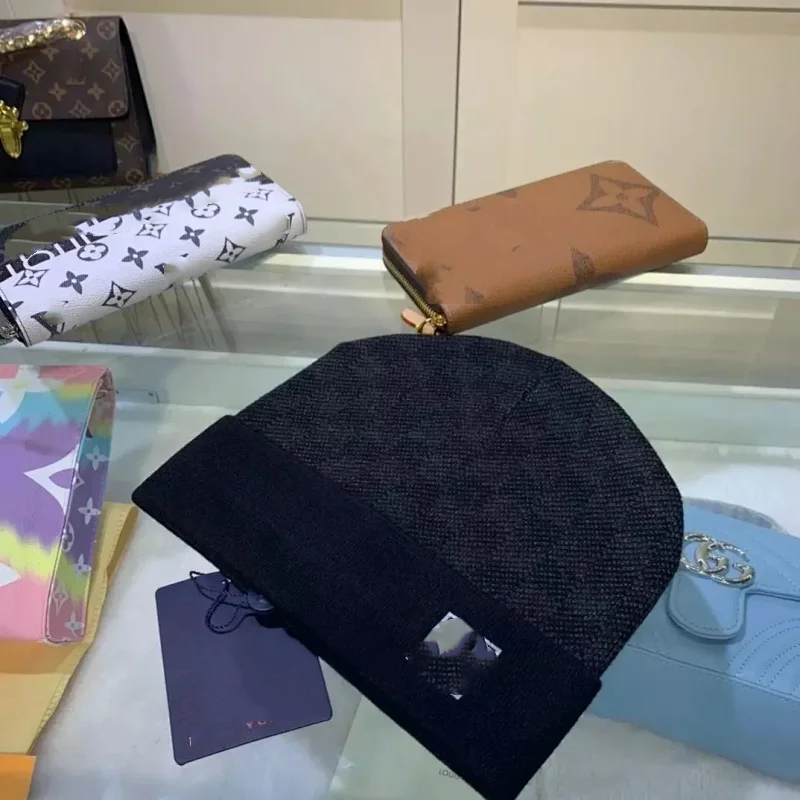 秋冬款卷边毛线帽女网红百搭冷帽 3