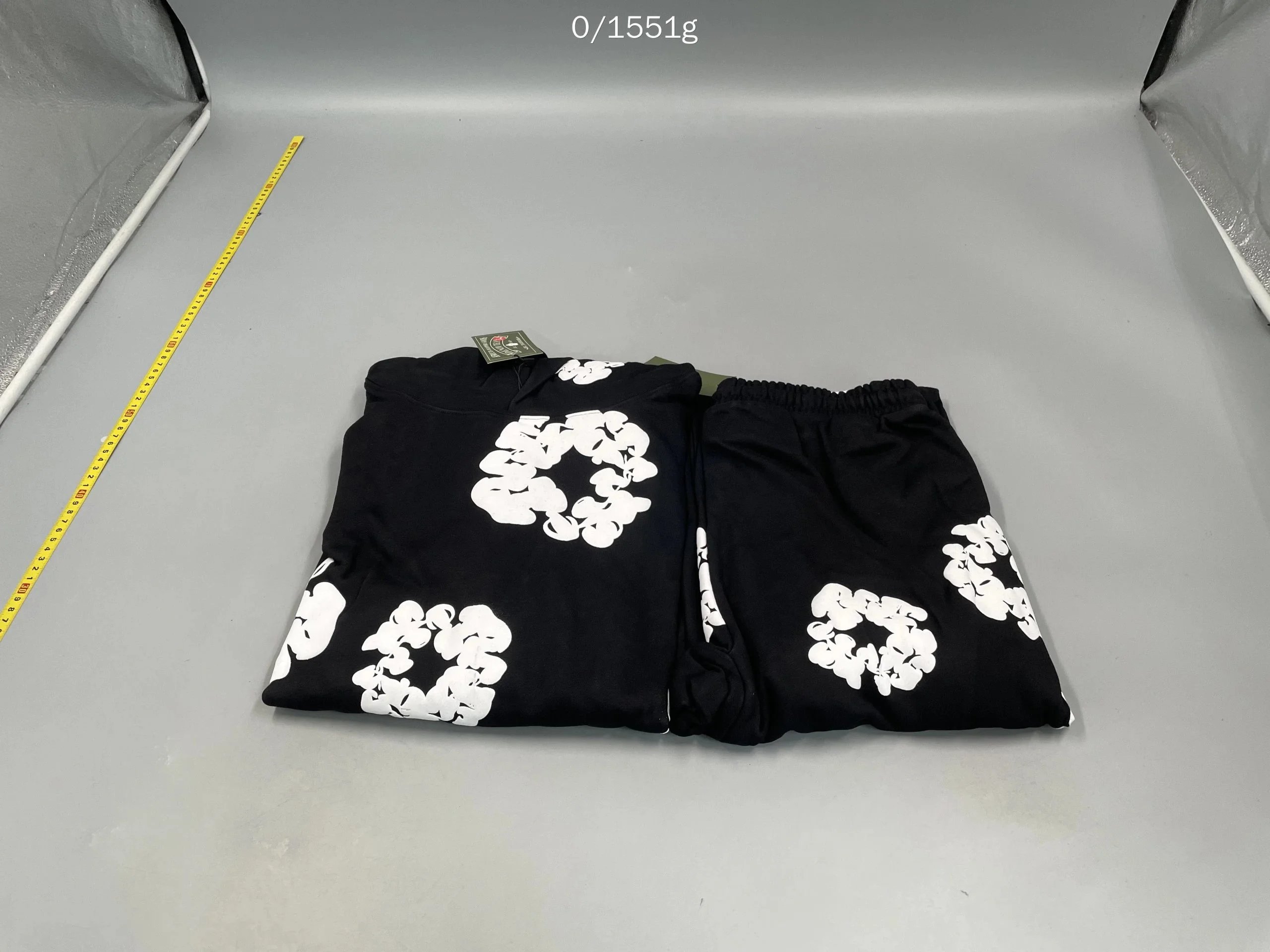 D T 木棉花发泡 400克重重磅纯棉卫衣帽衫 3