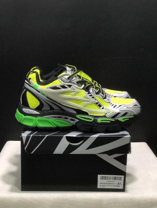 Silver/Black/Green