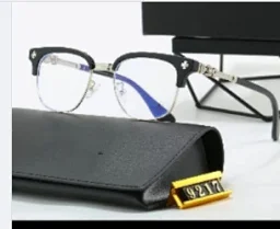 thumbnail for 百搭新款眼镜框男女超轻无框防蓝光眼镜架平光9217太阳镜UV400