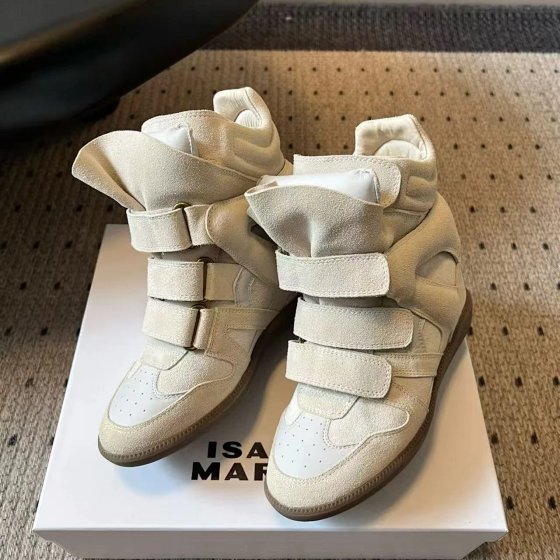 Cross-Border Exclusive: Top-Selling Street Style Celebrity-Inspired Women's Sneakers with 5.5CM Hidden Heel for Casual and Hiking - Amazon