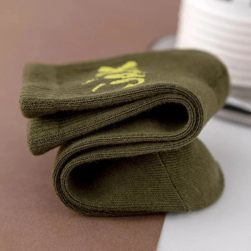 Design Jack Embroidered Crew Socks White - 15
