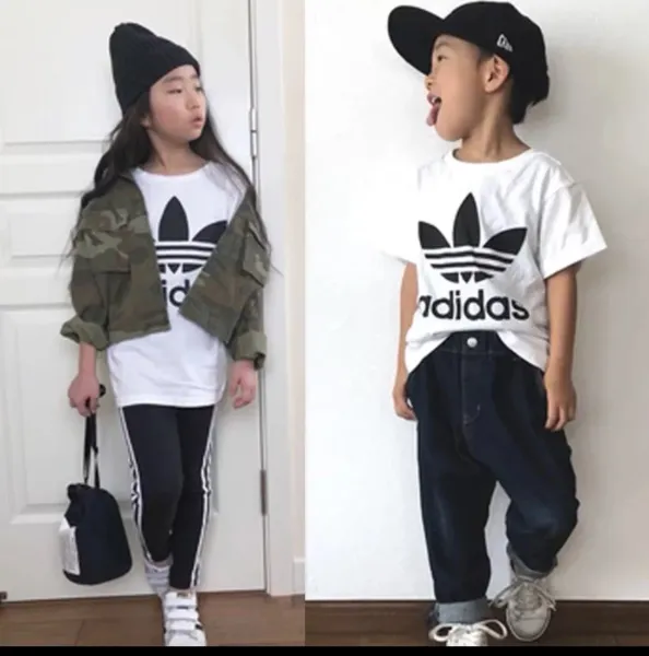 Champion Logo Embroidered White T-Shirt and Gray Sweat Shorts Set Casual Set - 14