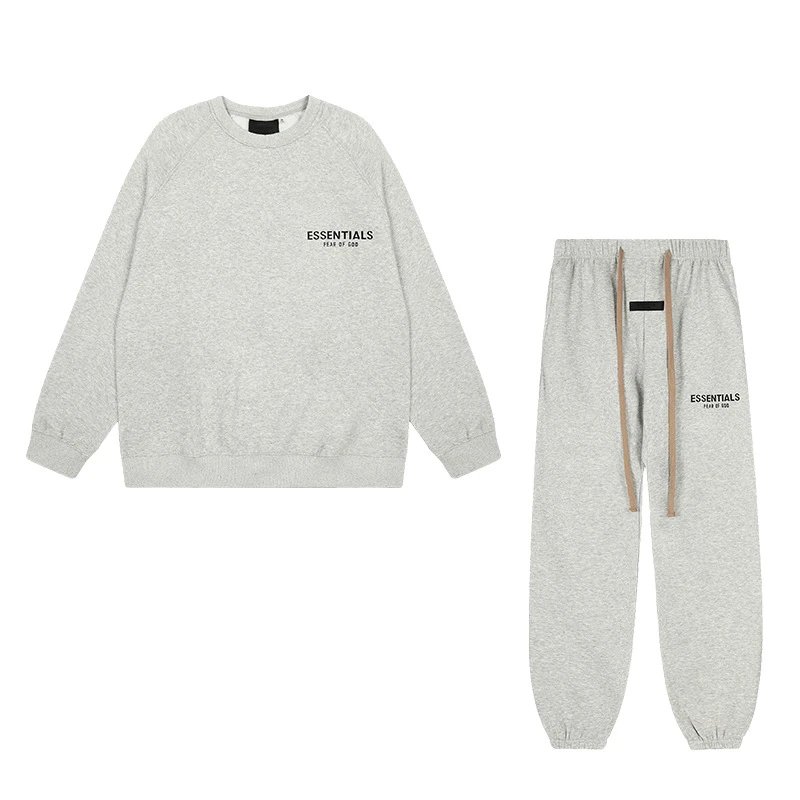 Crew Neck - Heather Gray Set