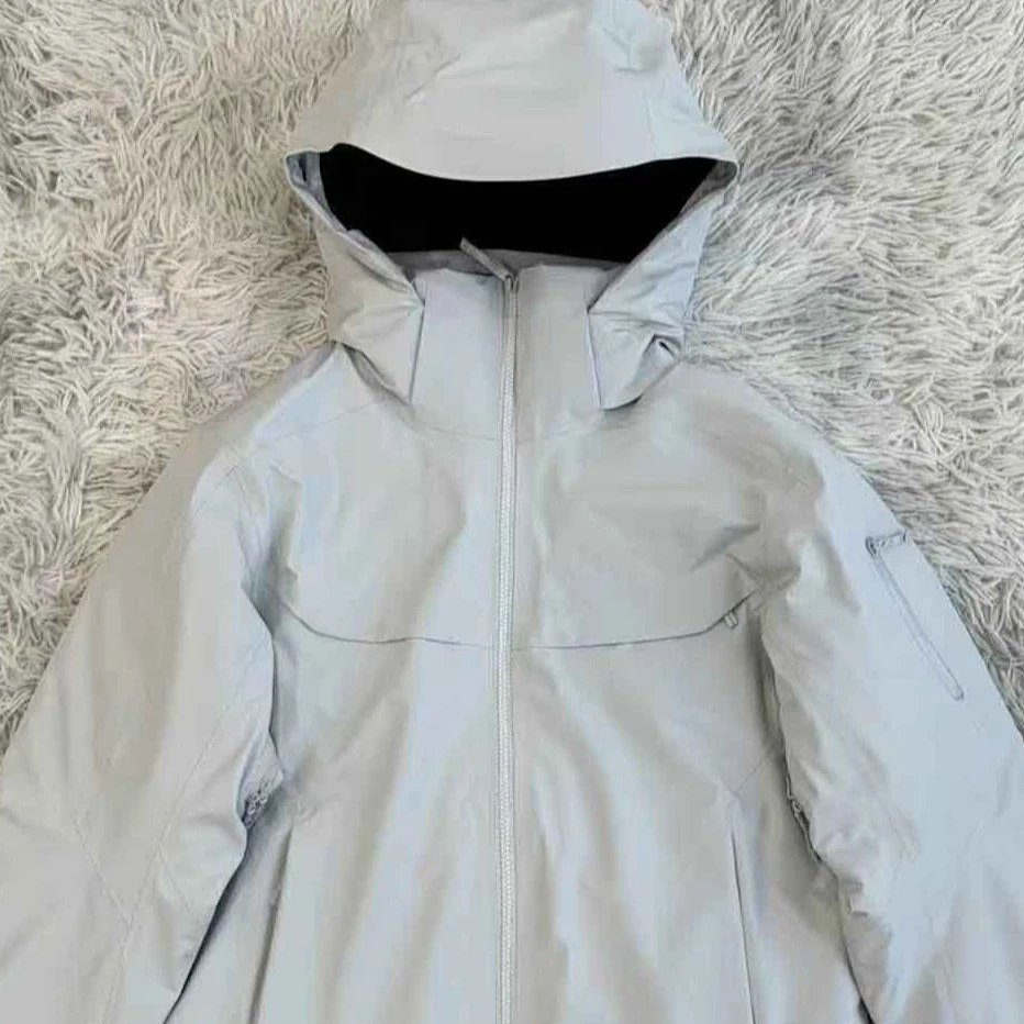Macai-Style Unisex Fleece-Lined Warm Ski Down Jacket
