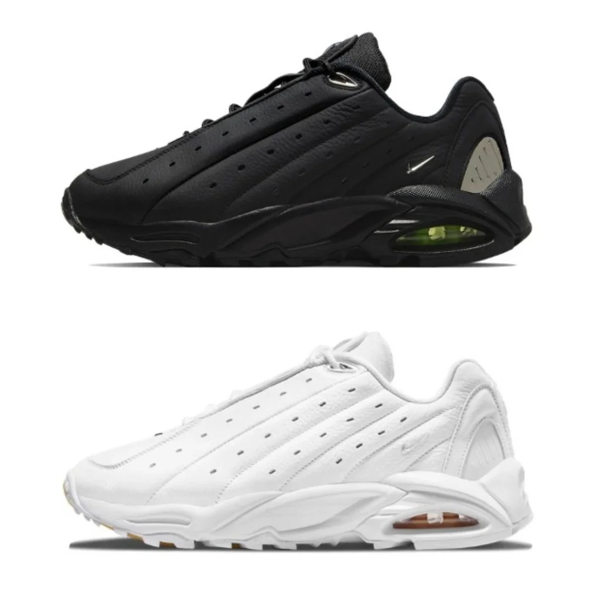 Nike Low-top perforated leather sneakers