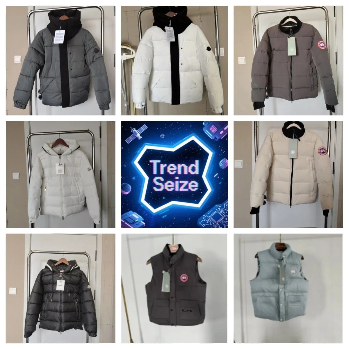Canada Goose Hooded Down Puffer Jacket with Fur Trim