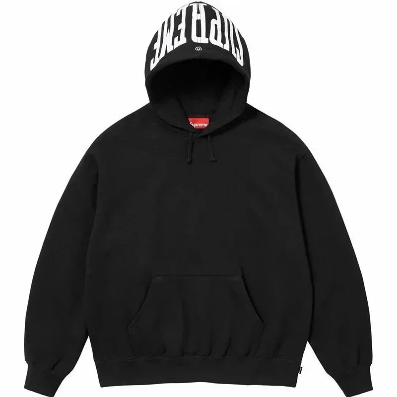 Supreme Black Hooded Sweatshirt