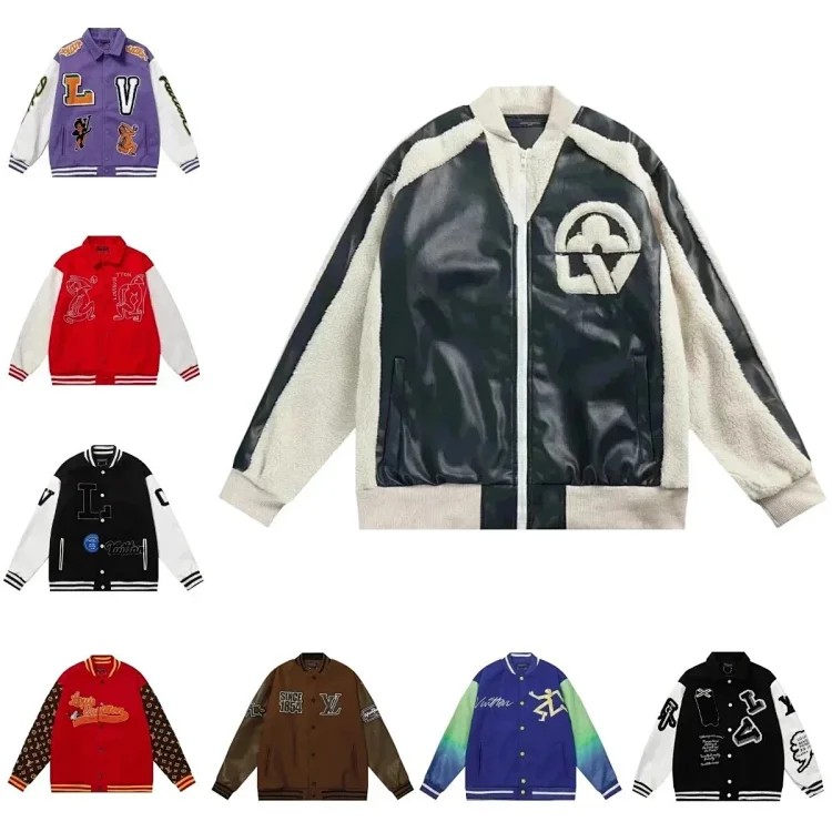 Leather baseball jer