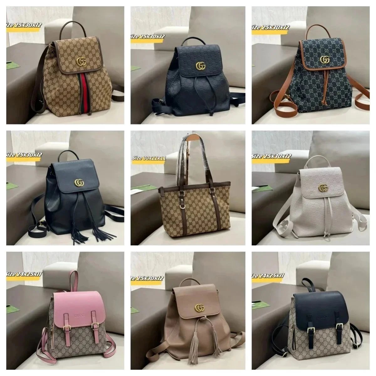 Gucci Collection of Gucci Style Backpacks and Tote Bags product photo 1