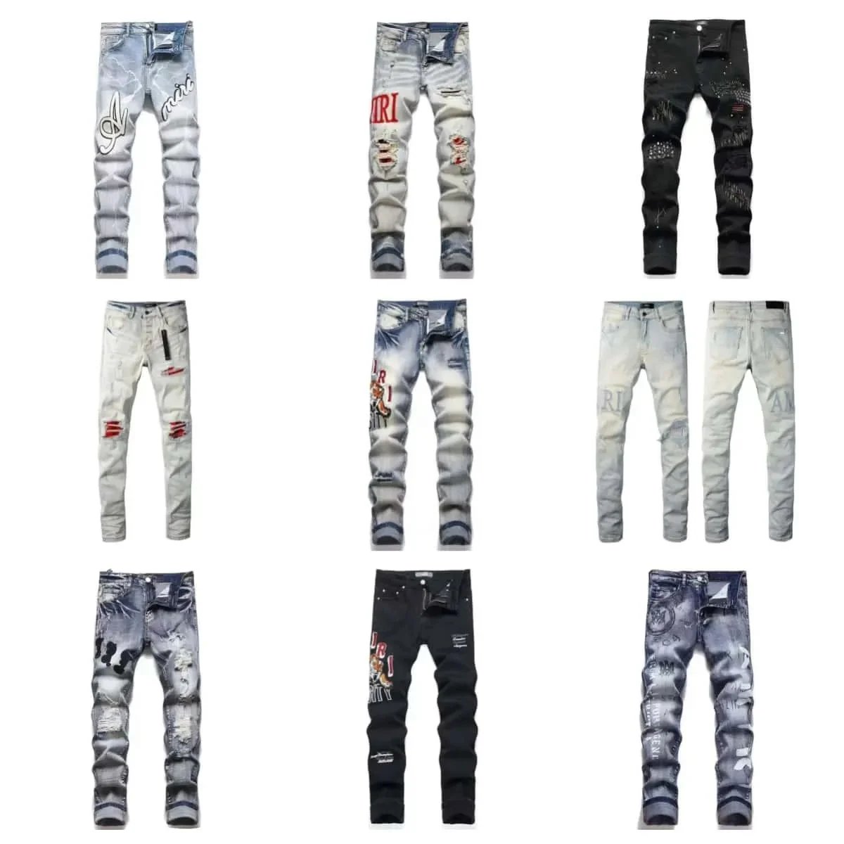 AMIRI Distressed Denim Jeans Collection